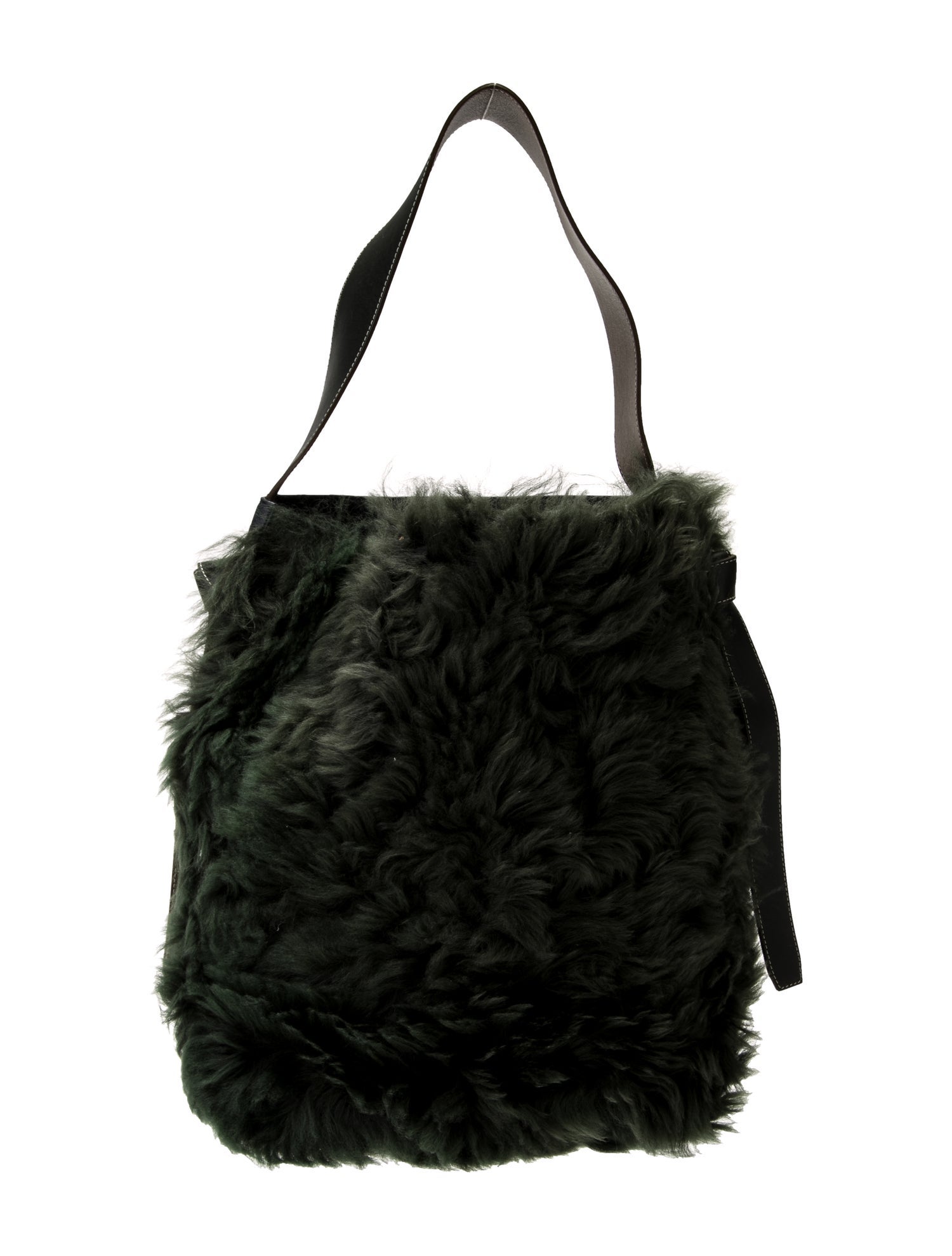 Celine Leather Twisted Cabas