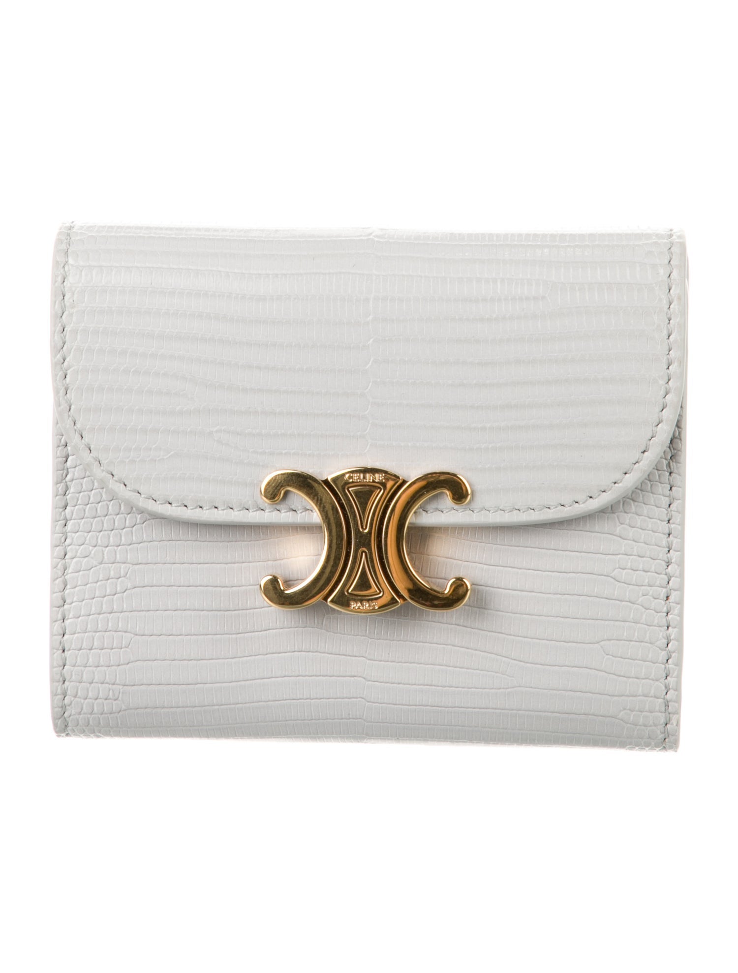 Celine 2024 Triomphe Compact Wallet