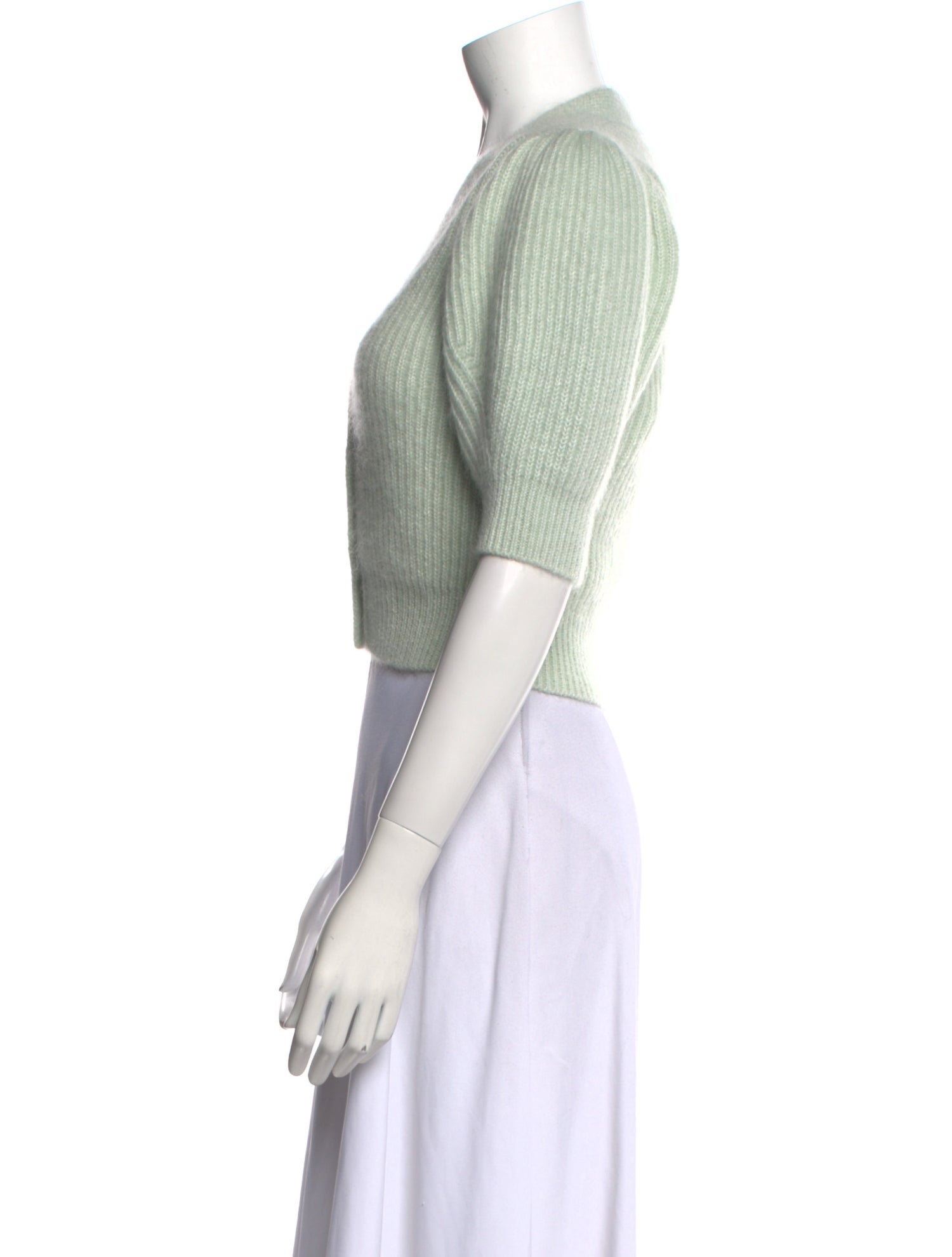 Celine Mohair V-Neck Sweater