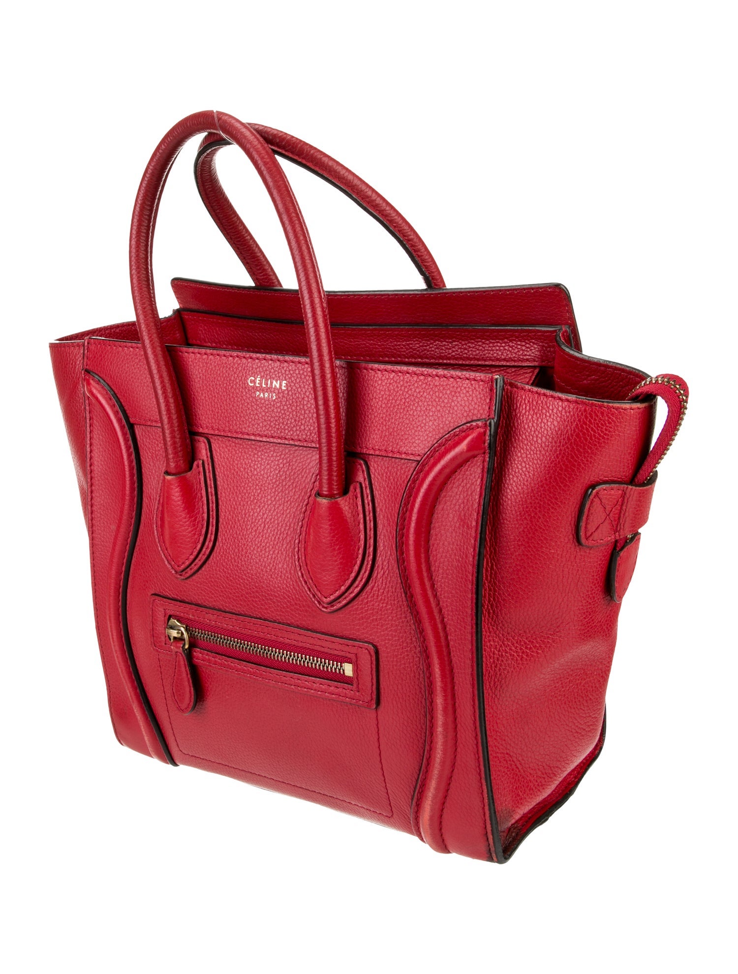 Celine Leather Luggage Micro