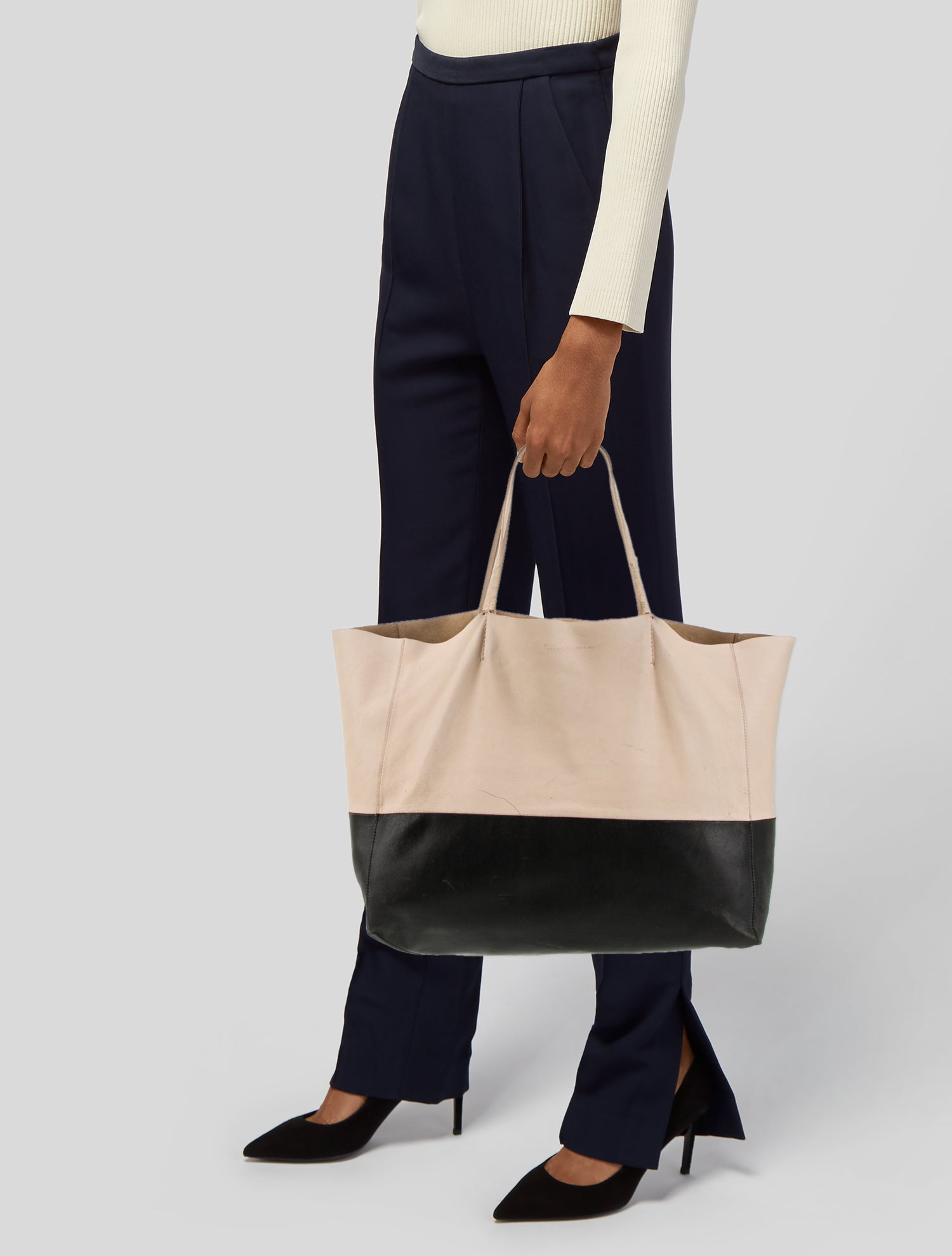 Celine Leather Horizontal Cabas