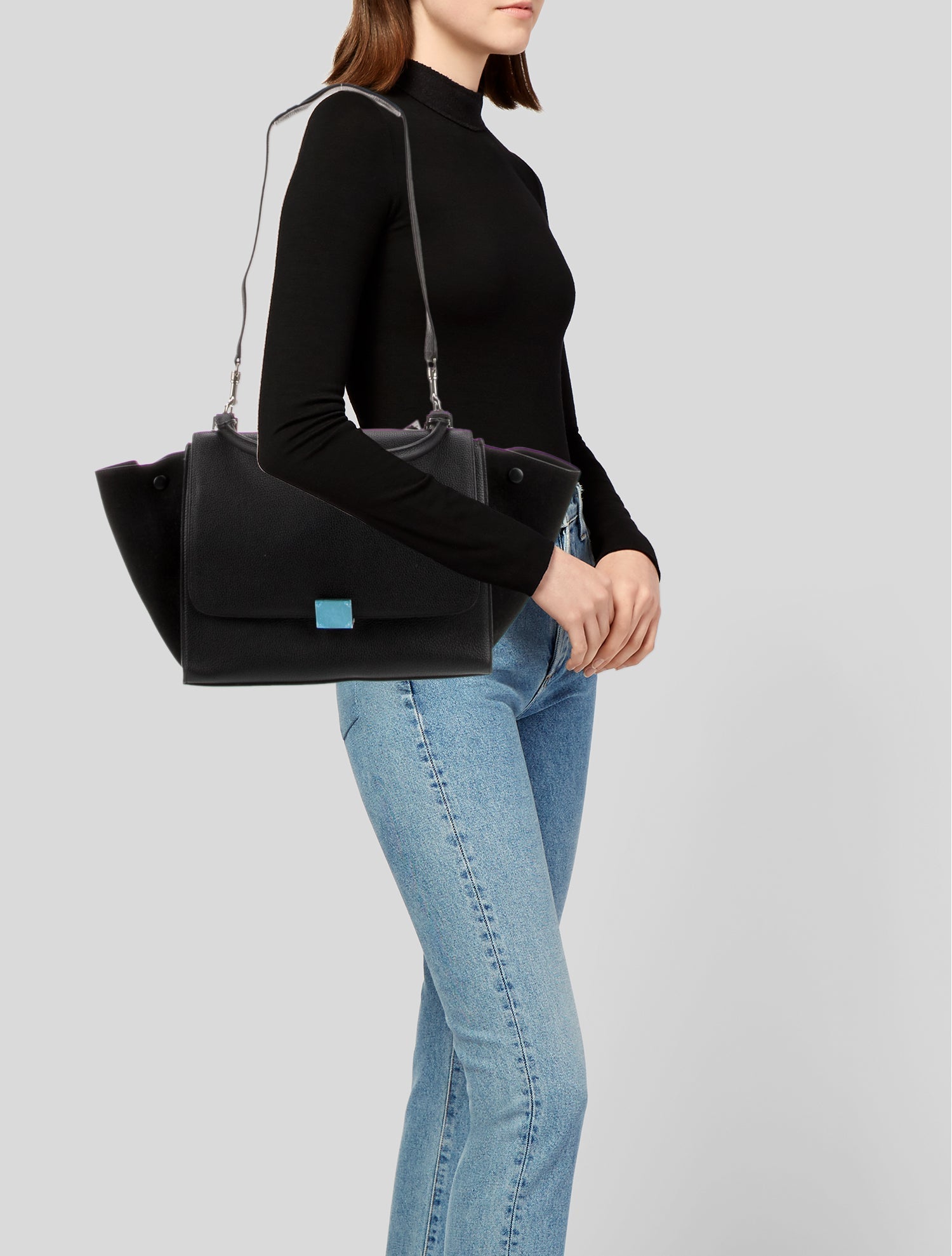 Celine Leather Trapeze Medium