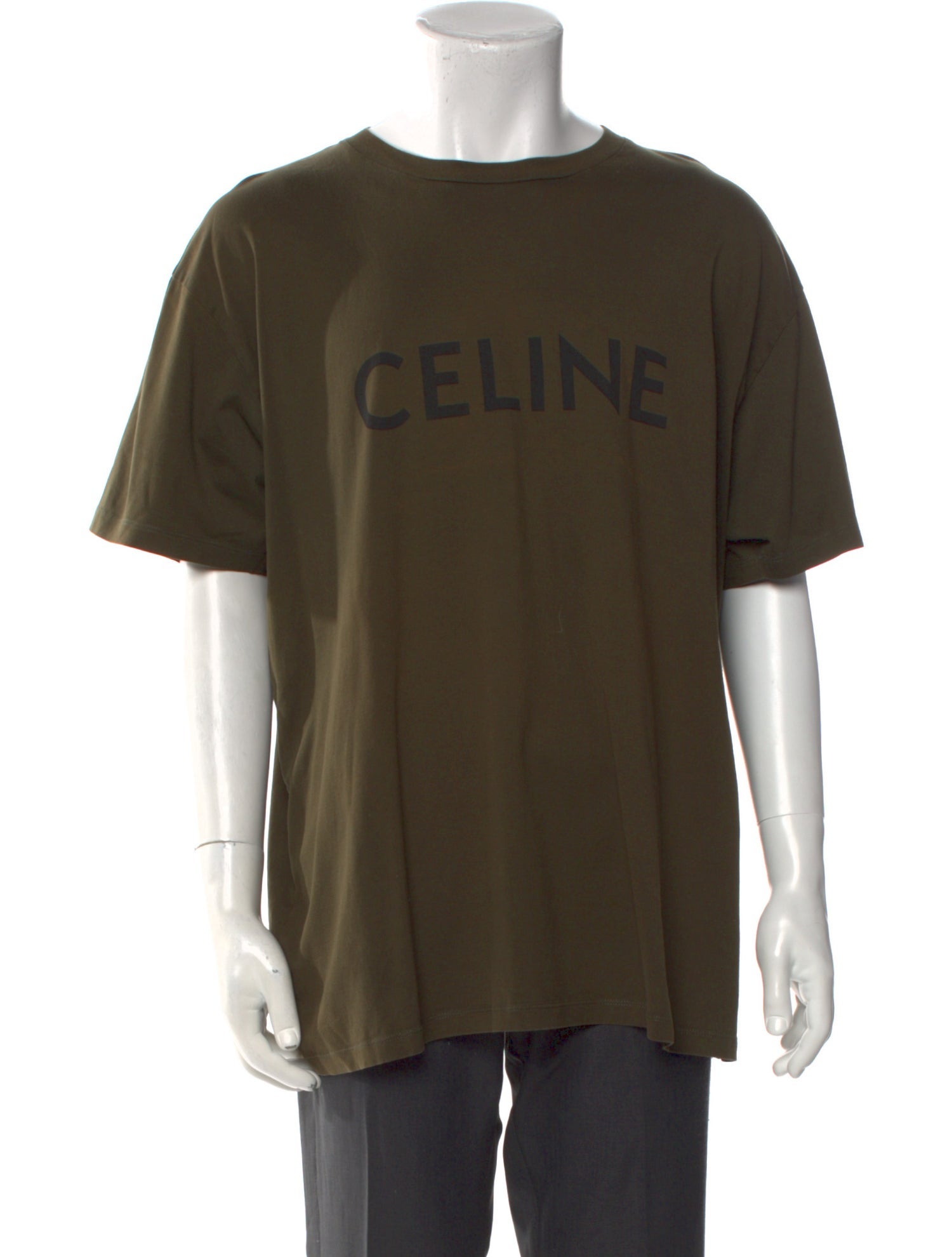 Celine Graphic Print Crew Neck T-Shirt