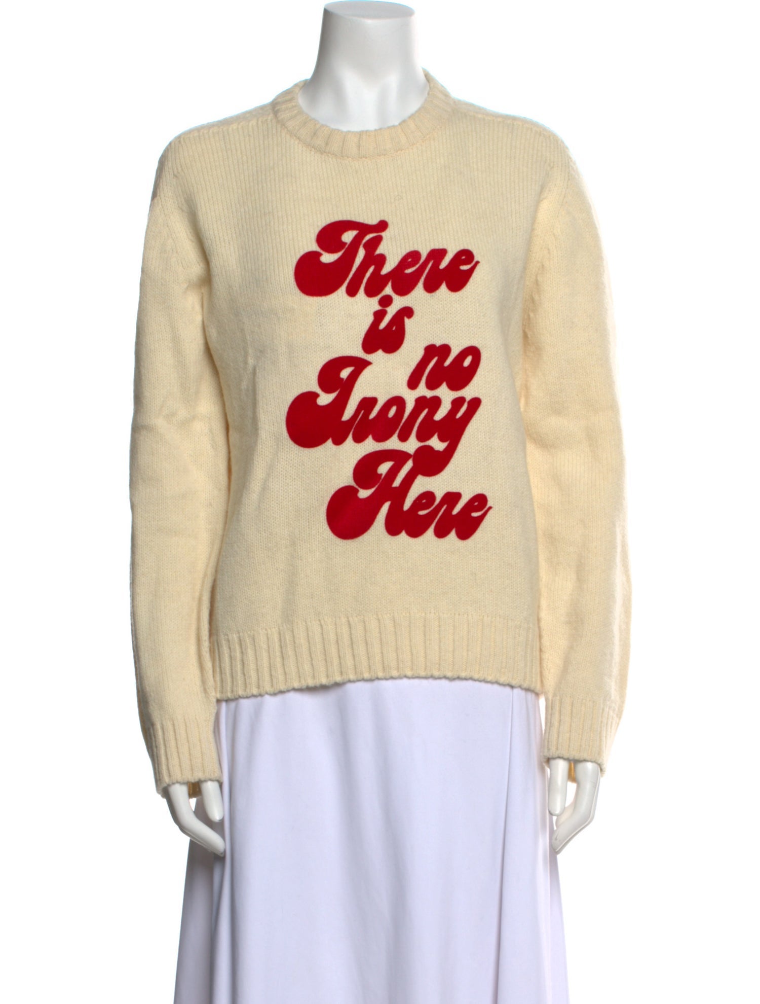 Celine Wool Graphic Print Sweater