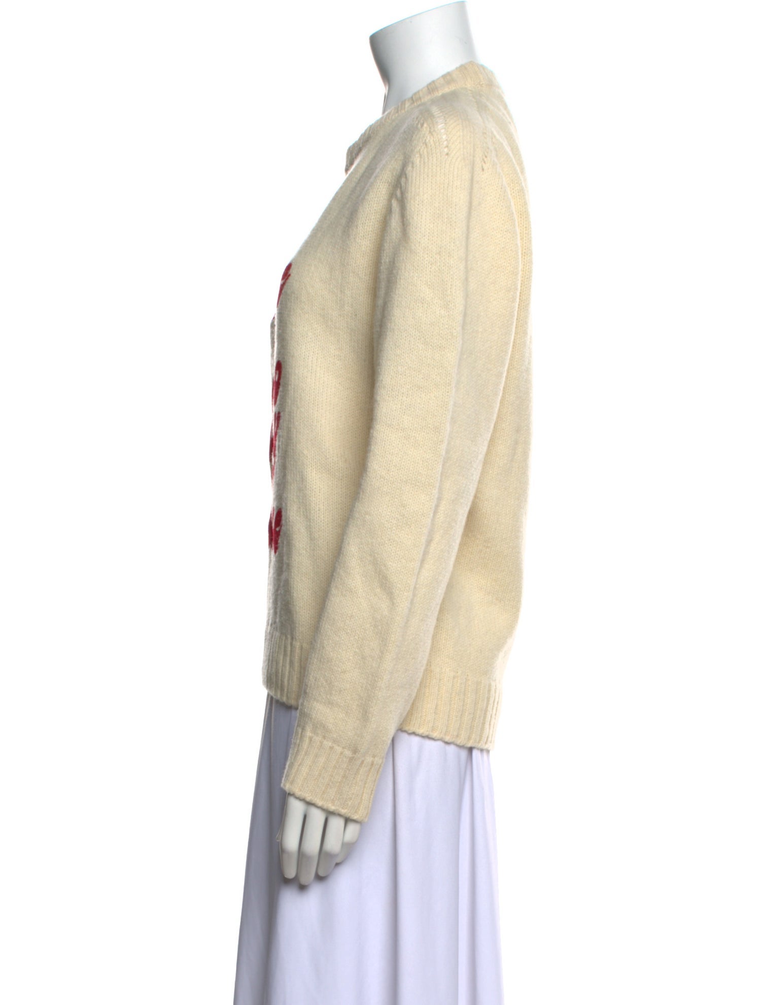 Celine Wool Graphic Print Sweater