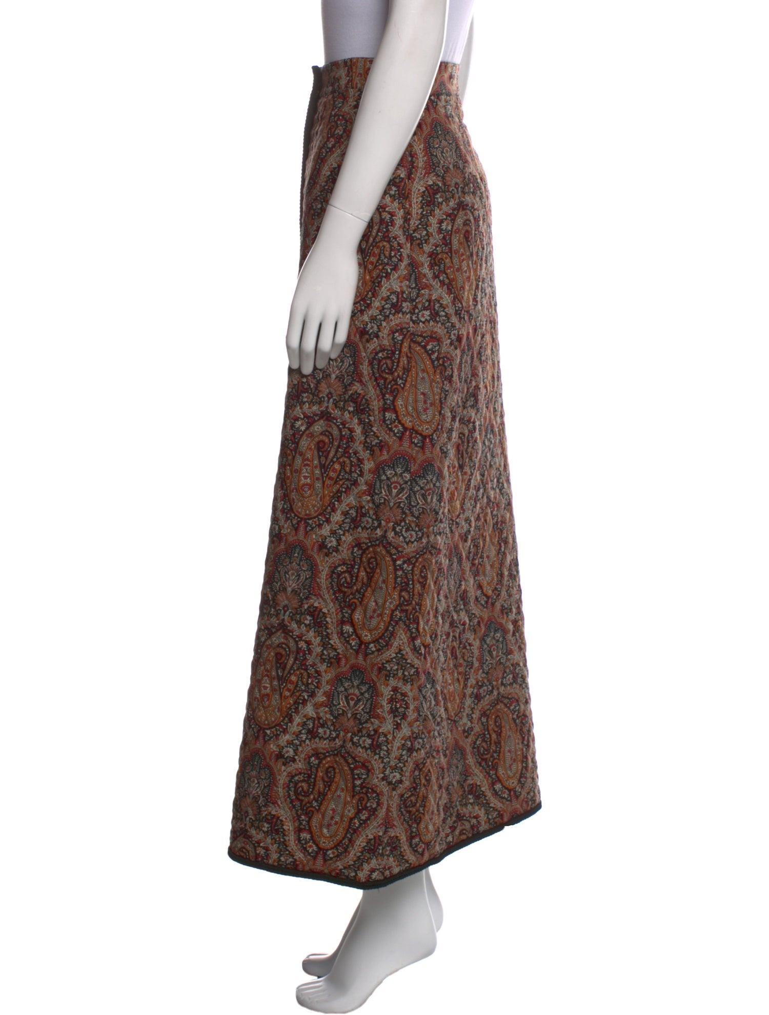 Celine Wool Midi Length Skirt