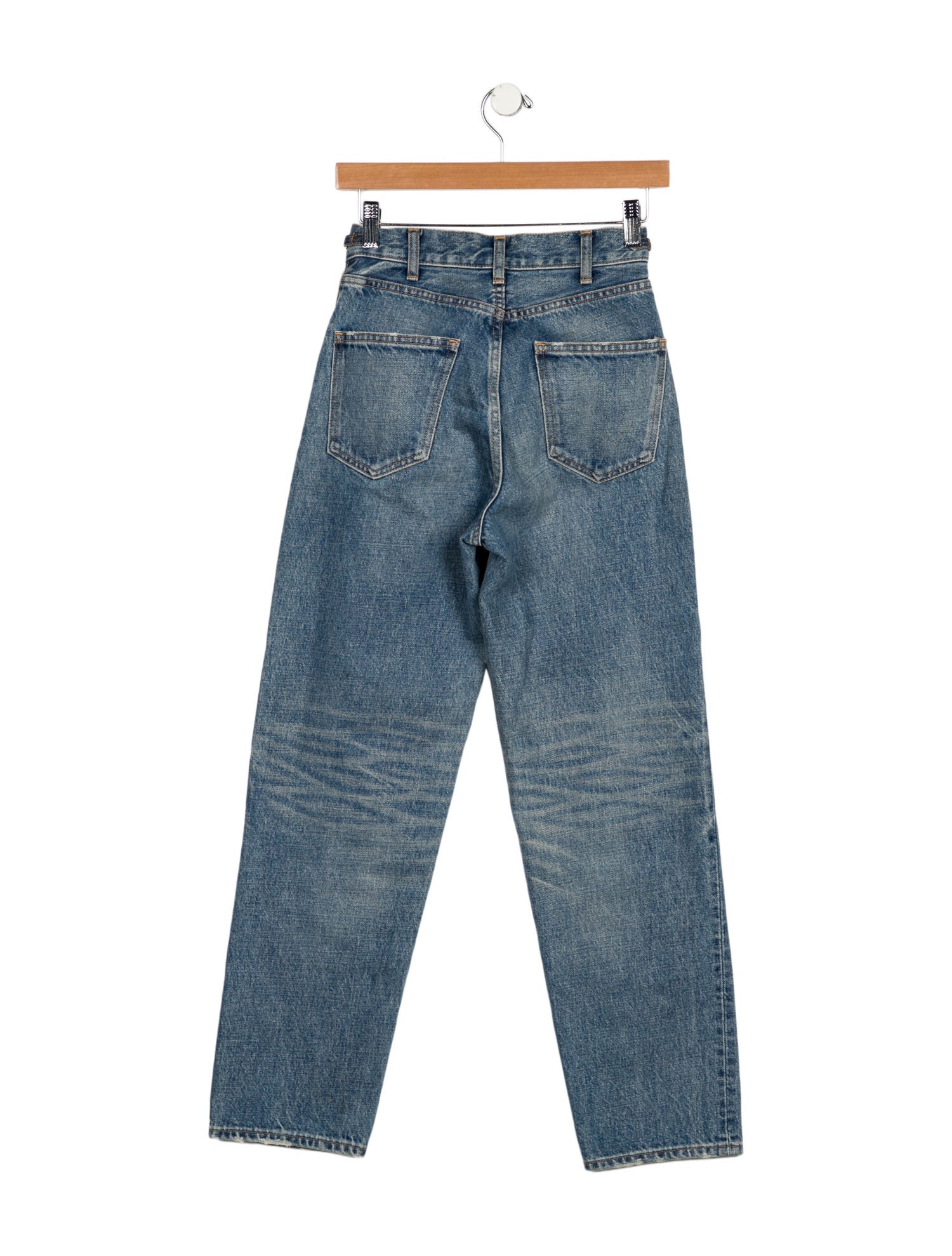 Celine High-Rise Straight Leg Jeans