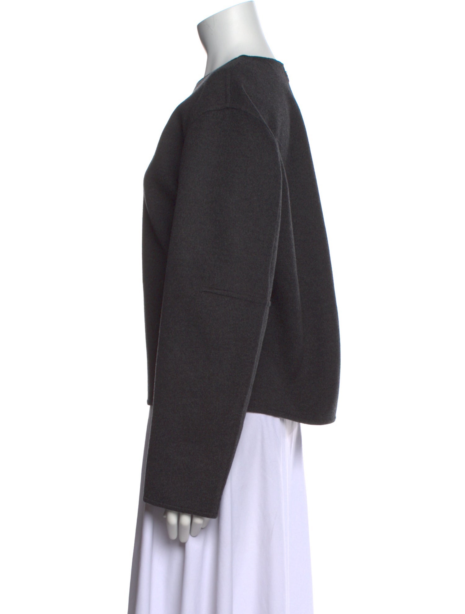 Celine Virgin Wool Crew Neck Sweatshirt