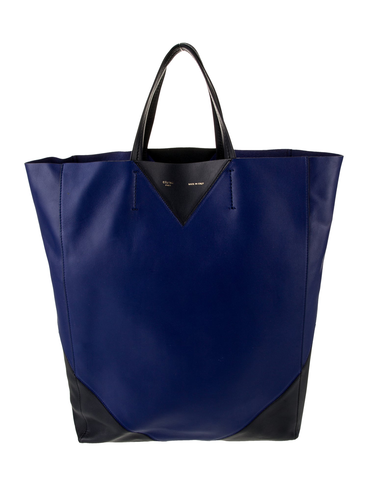 Celine Leather Vertical Cabas