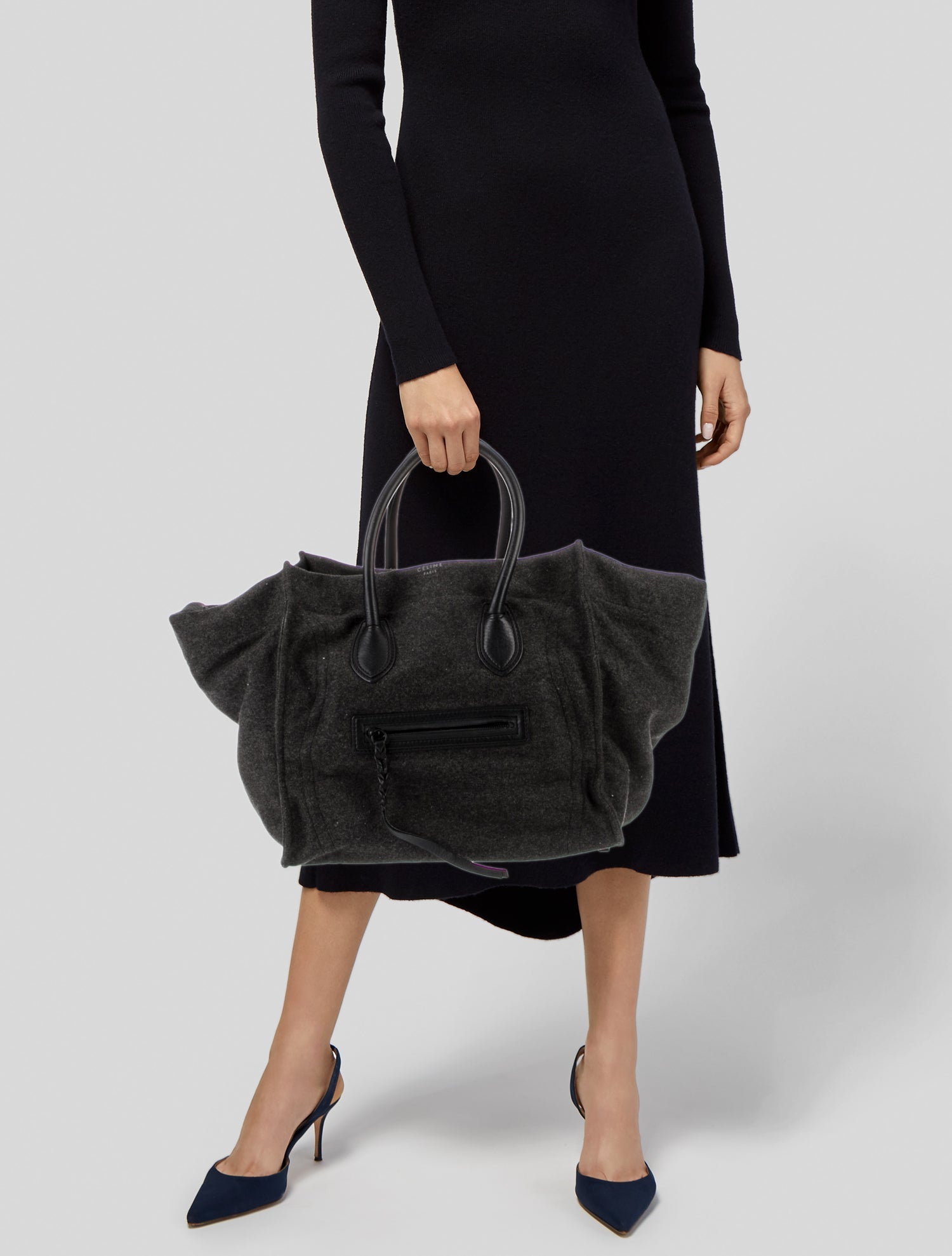 Celine Wool Luggage Phantom