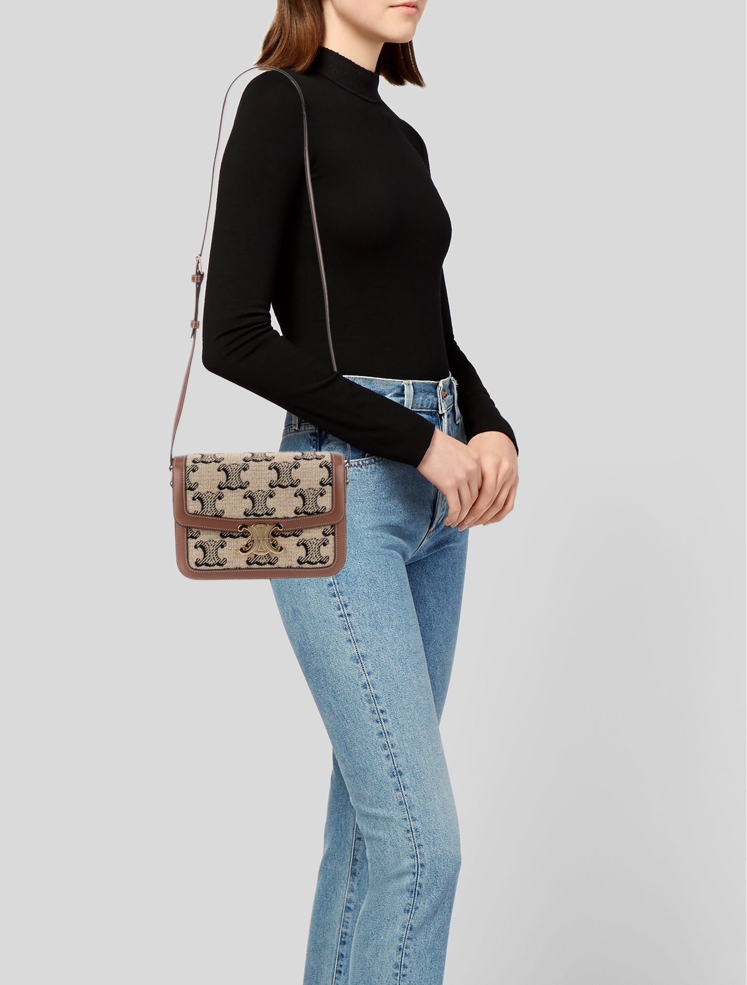 Celine Canvas Triomphe Medium 2022