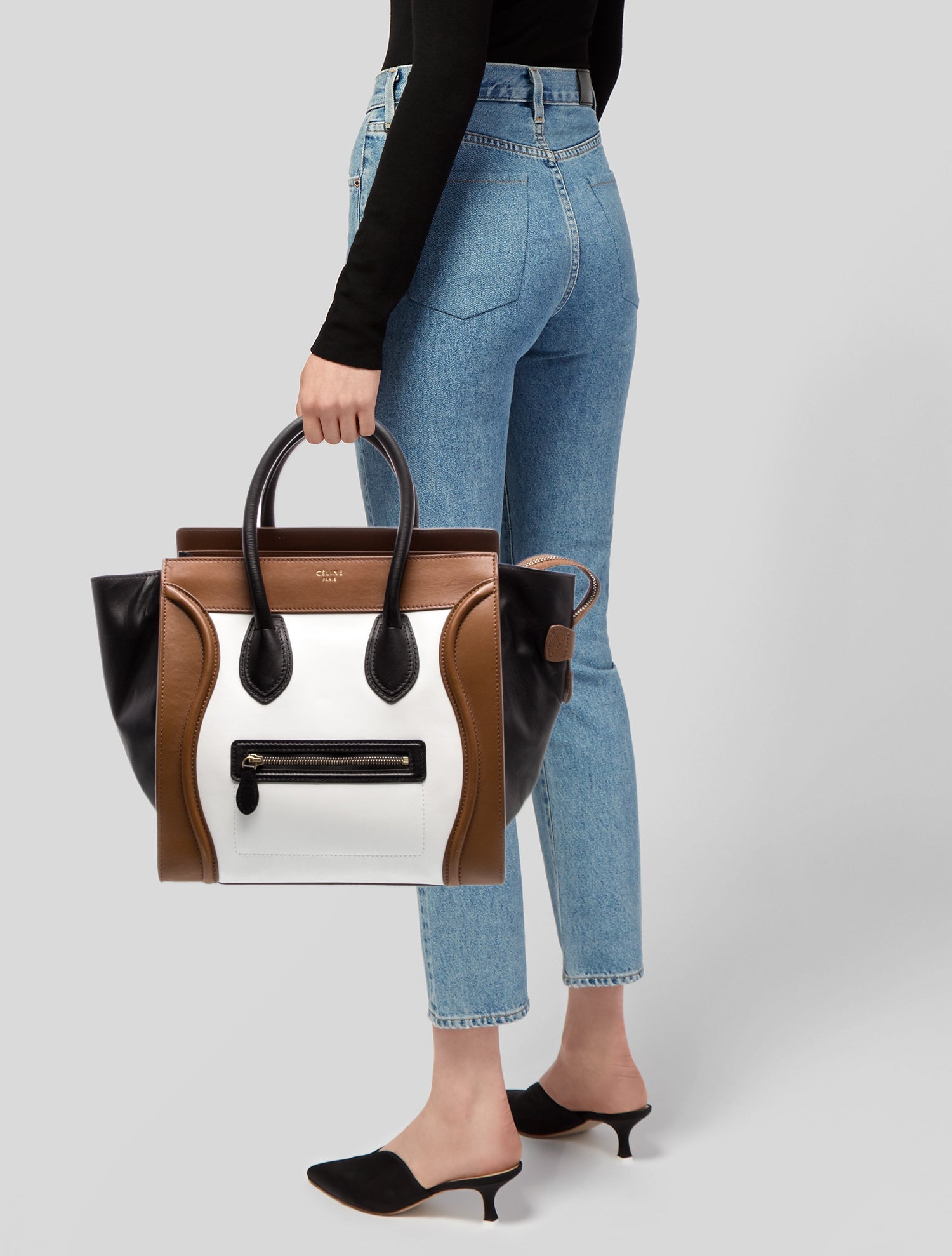 Celine Leather Luggage Mini