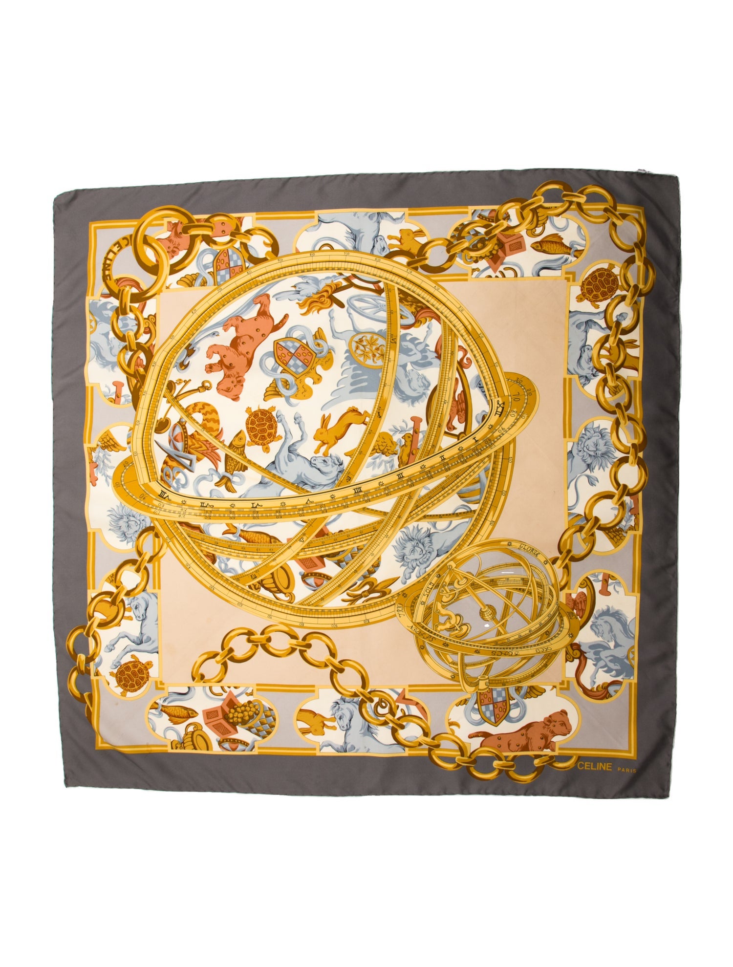 Celine Silk Printed Scarf