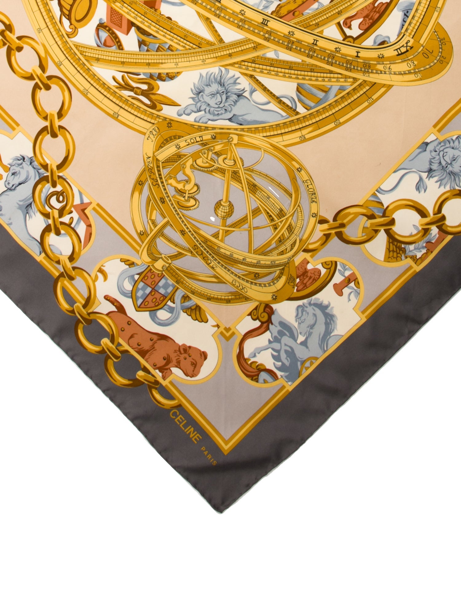 Celine Silk Printed Scarf