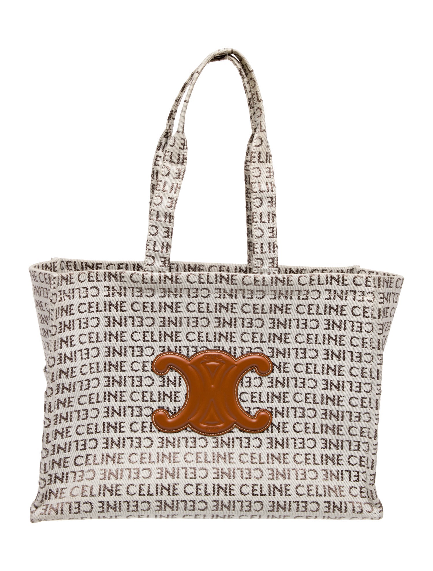 Celine Canvas Cabas Thais Tote Large