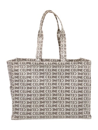 Celine Canvas Cabas Thais Tote Large