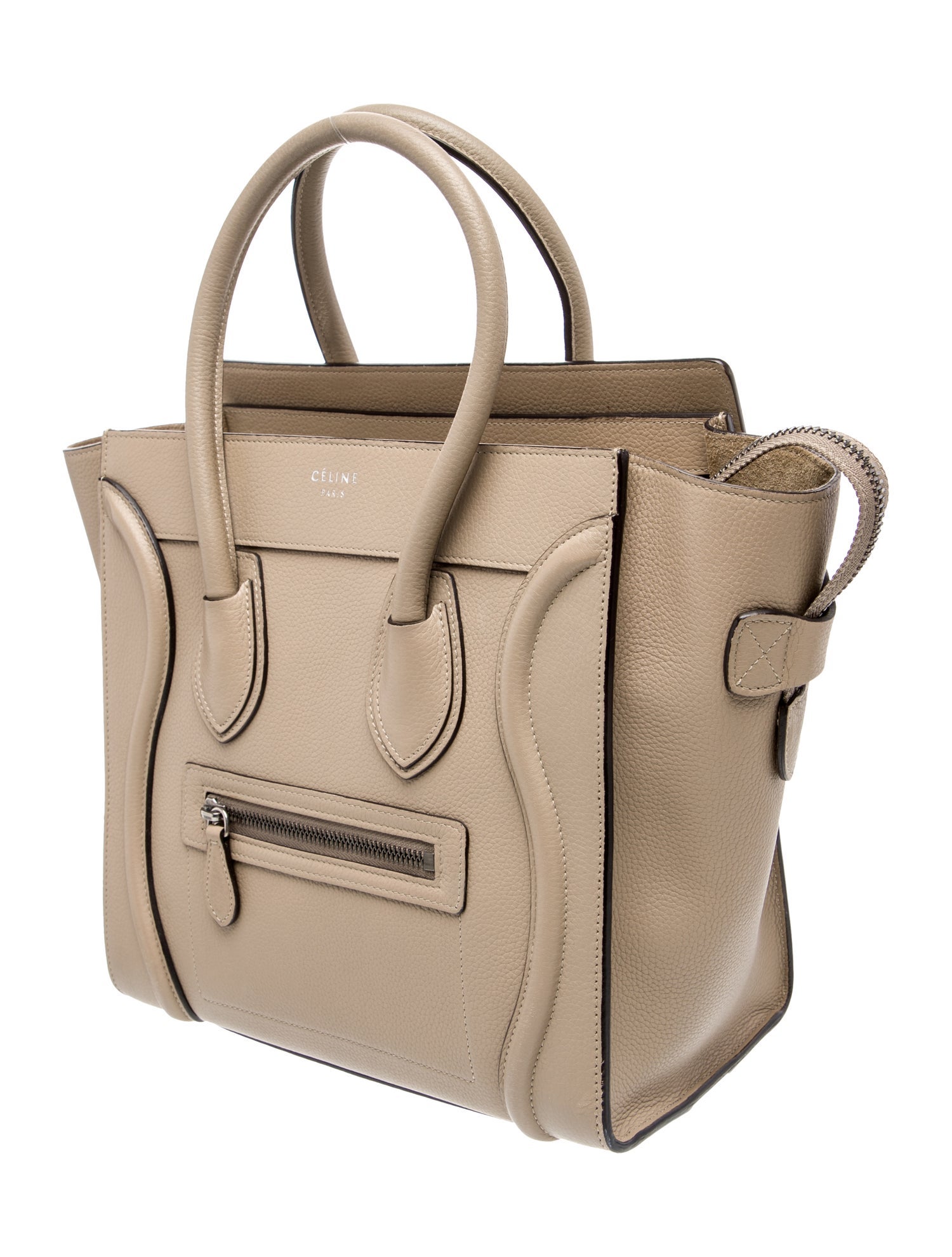 Celine Leather Luggage Tote Micro