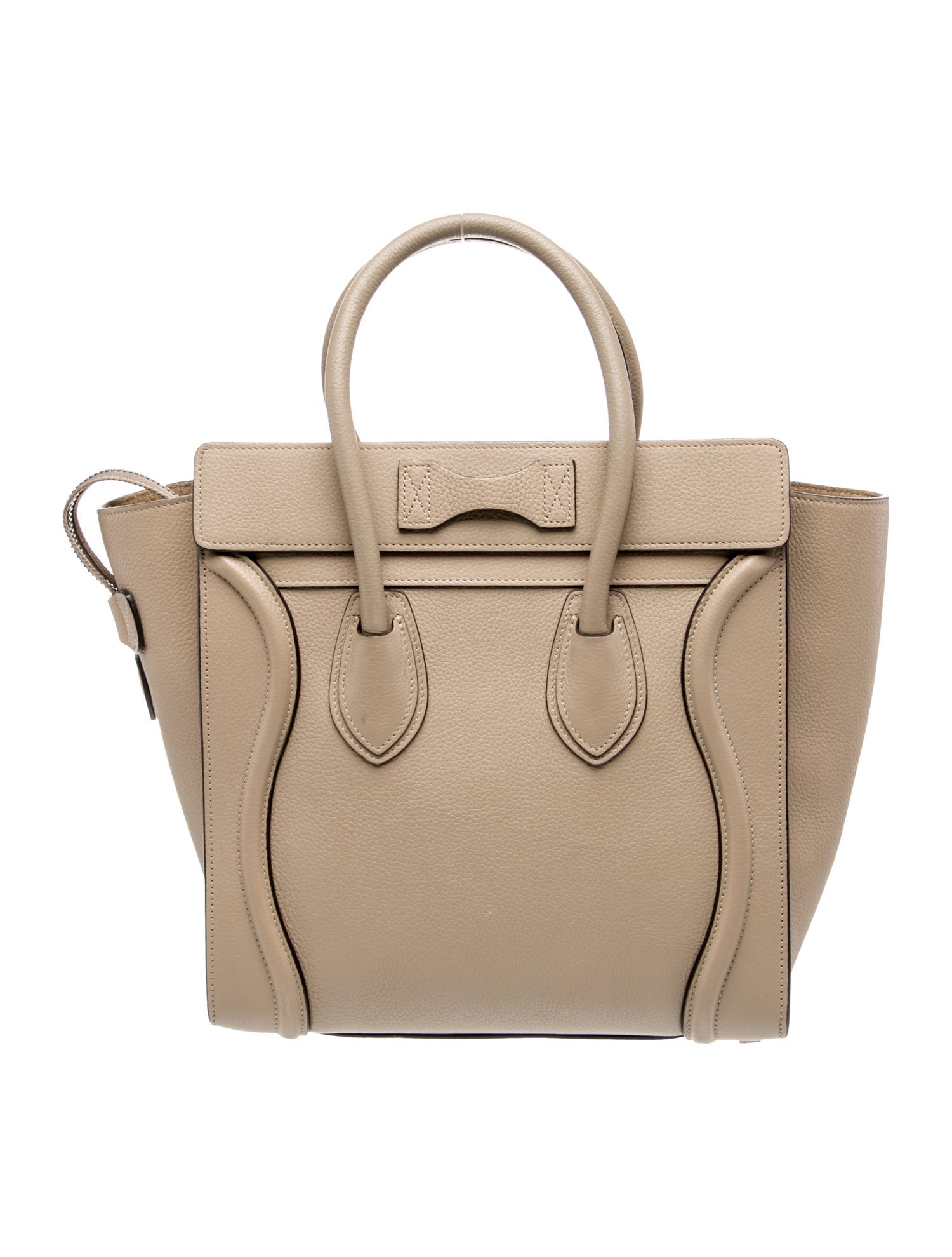Celine Leather Luggage Tote Micro