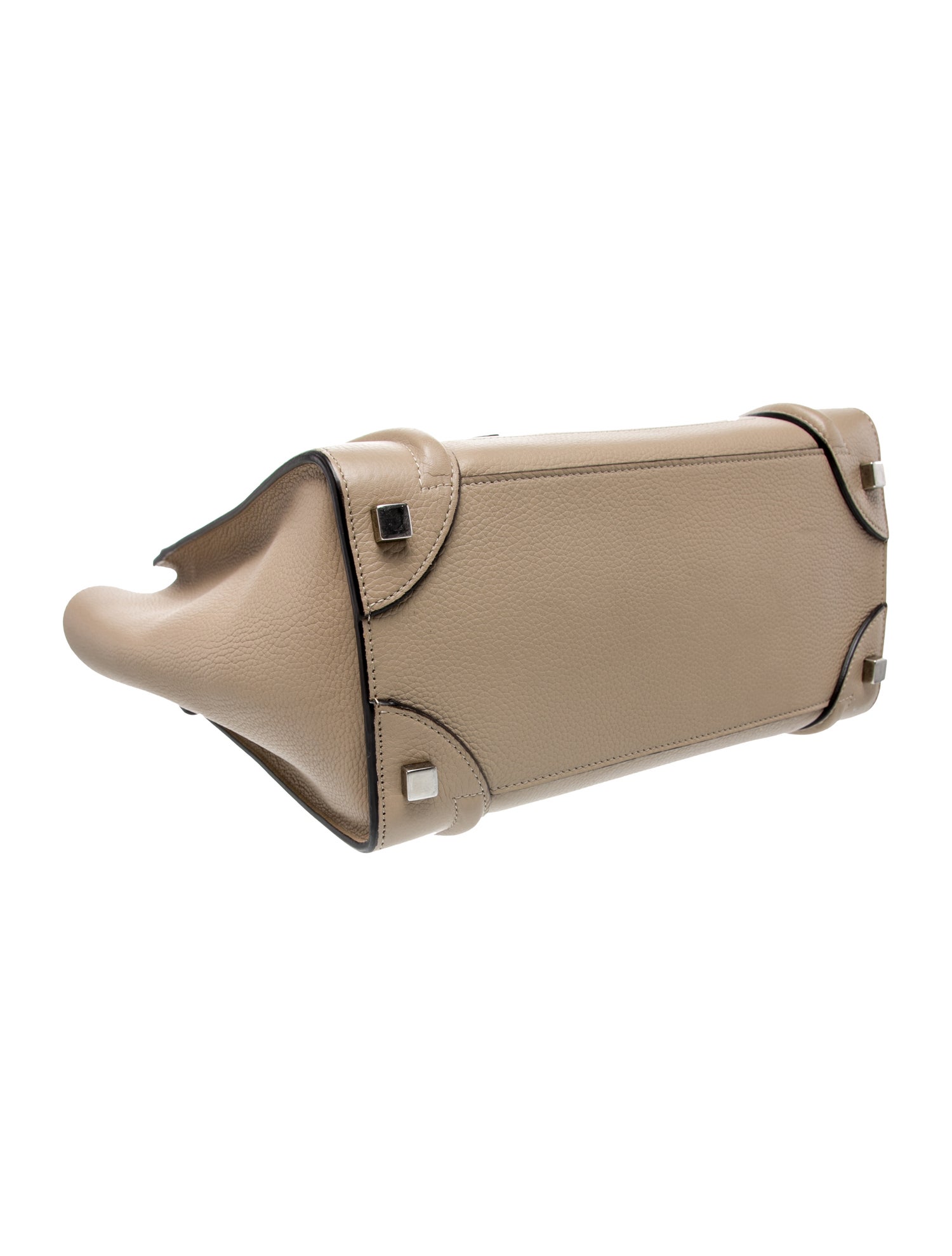 Celine Leather Luggage Tote Micro