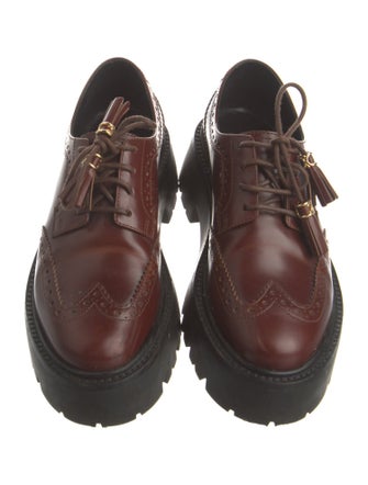 Celine Leather Tassel Accents Mules