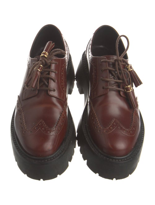 Celine Leather Tassel Accents Mules