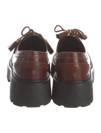 Celine Leather Tassel Accents Mules