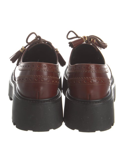 Celine Leather Tassel Accents Mules