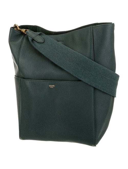 Celine Leather Seau Sangle