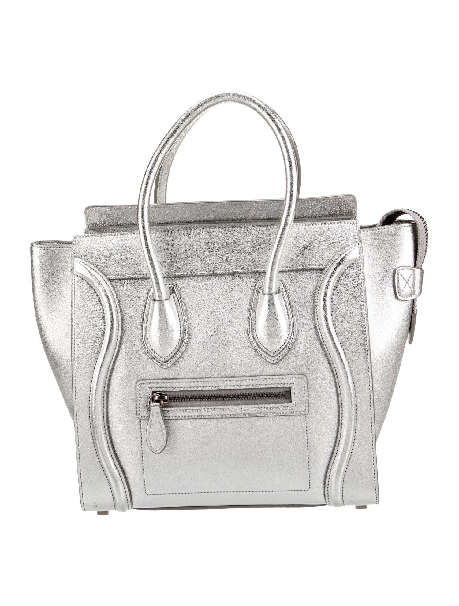 Celine Leather Luggage Micro