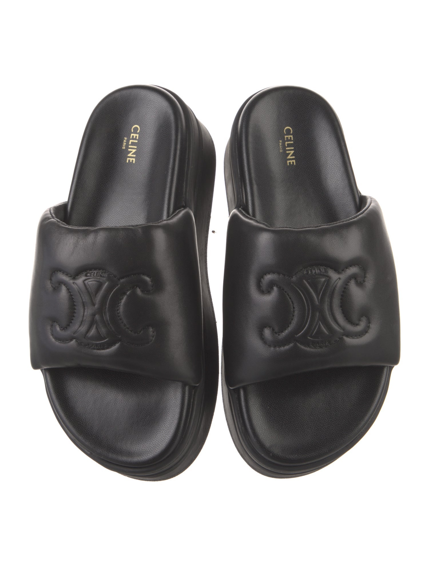 Celine Leather Slides