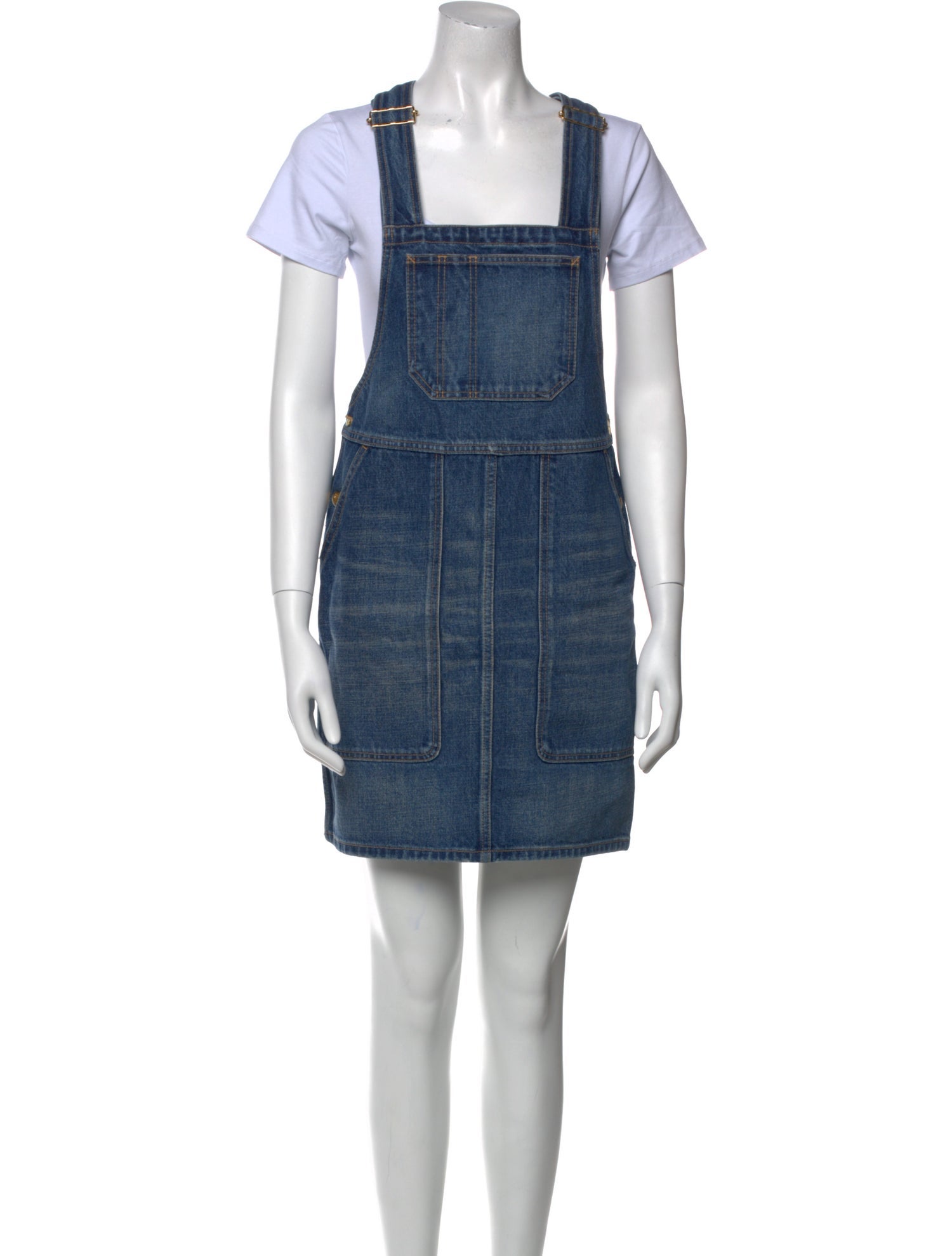 Celine Square Neckline Mini Dress