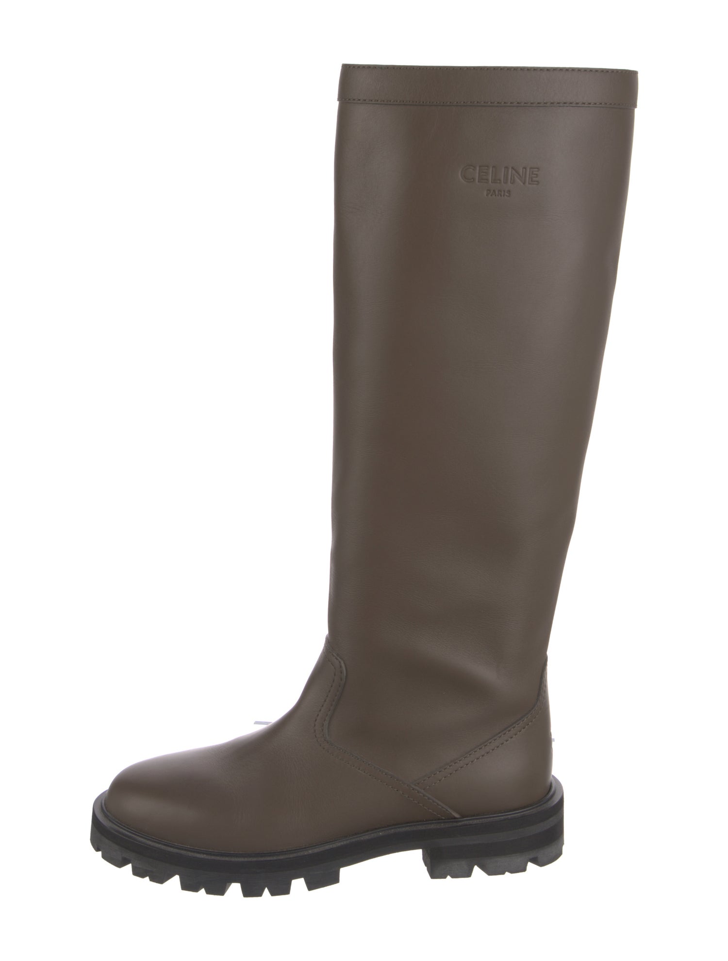 Celine Leather Rain Boots