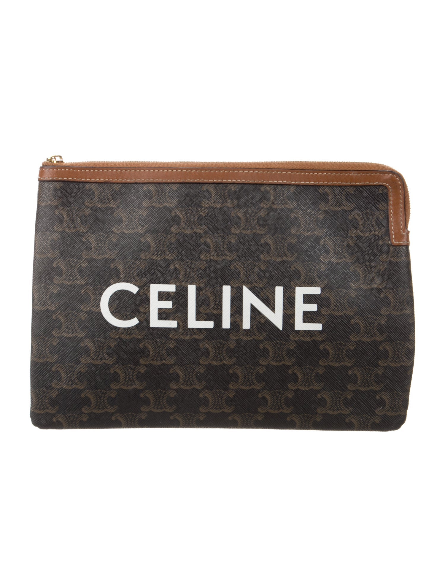Celine Pattern Print Cosmetic Bag