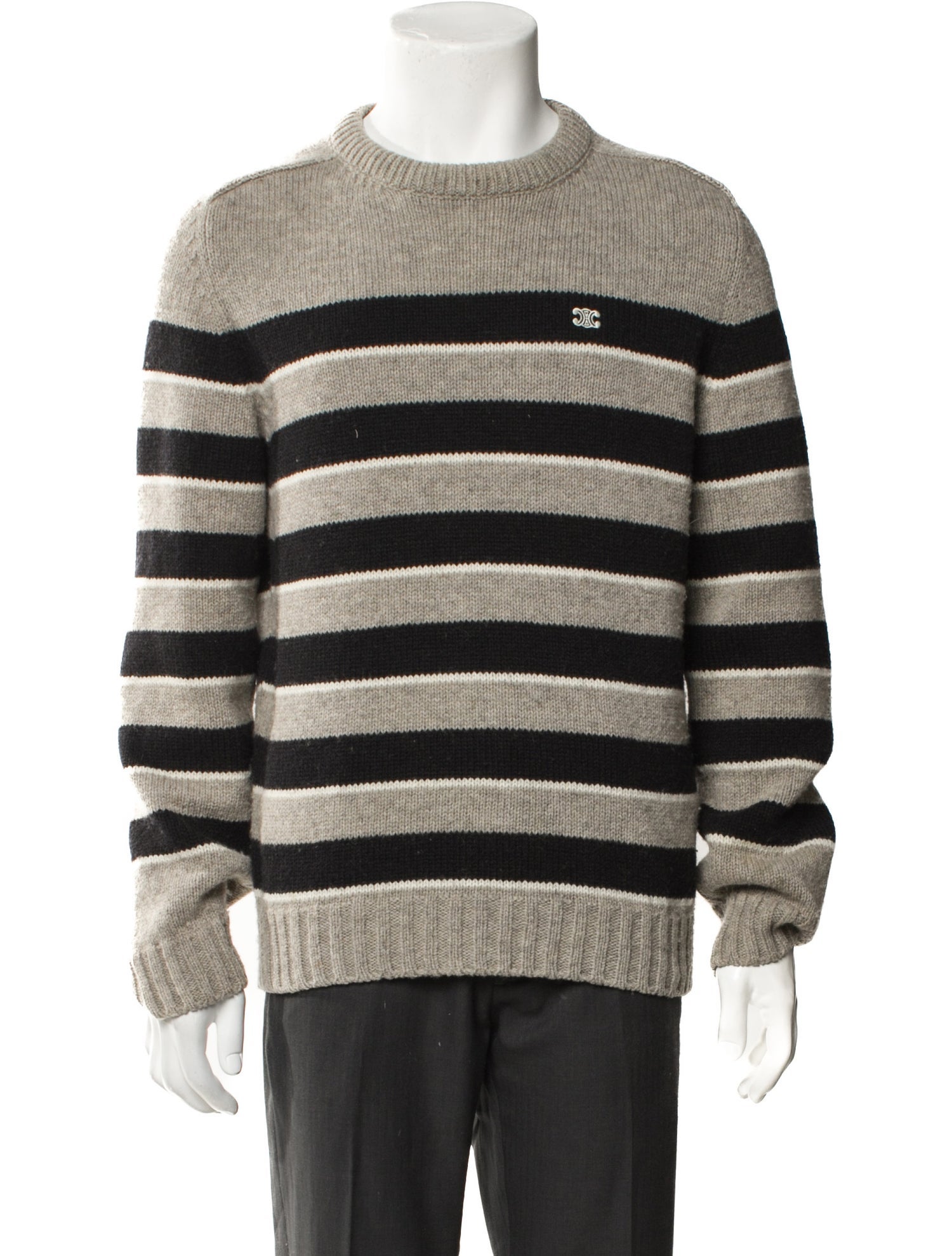 Celine Wool Striped Pullover