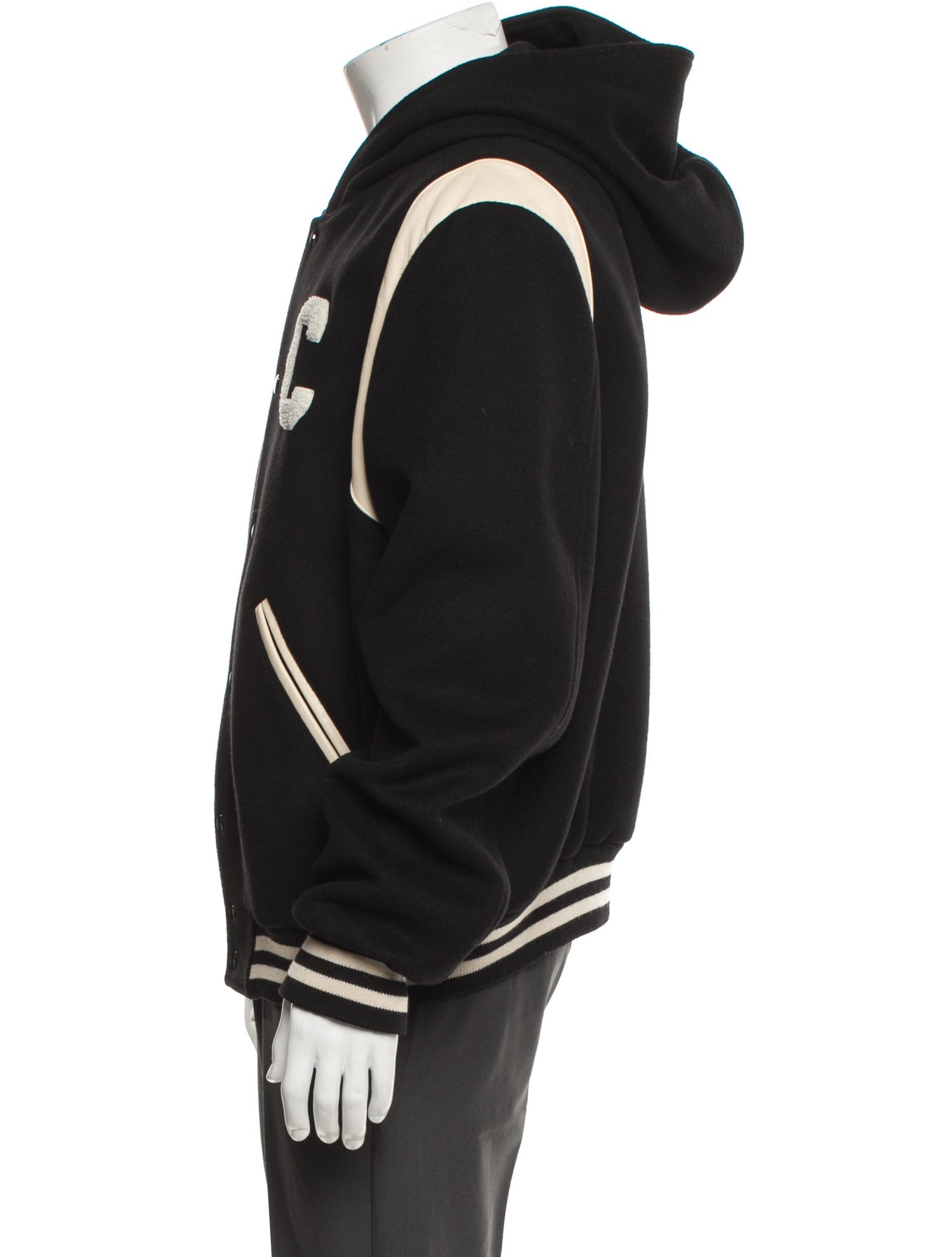 Celine 2024 Hooded Varsity Jacket