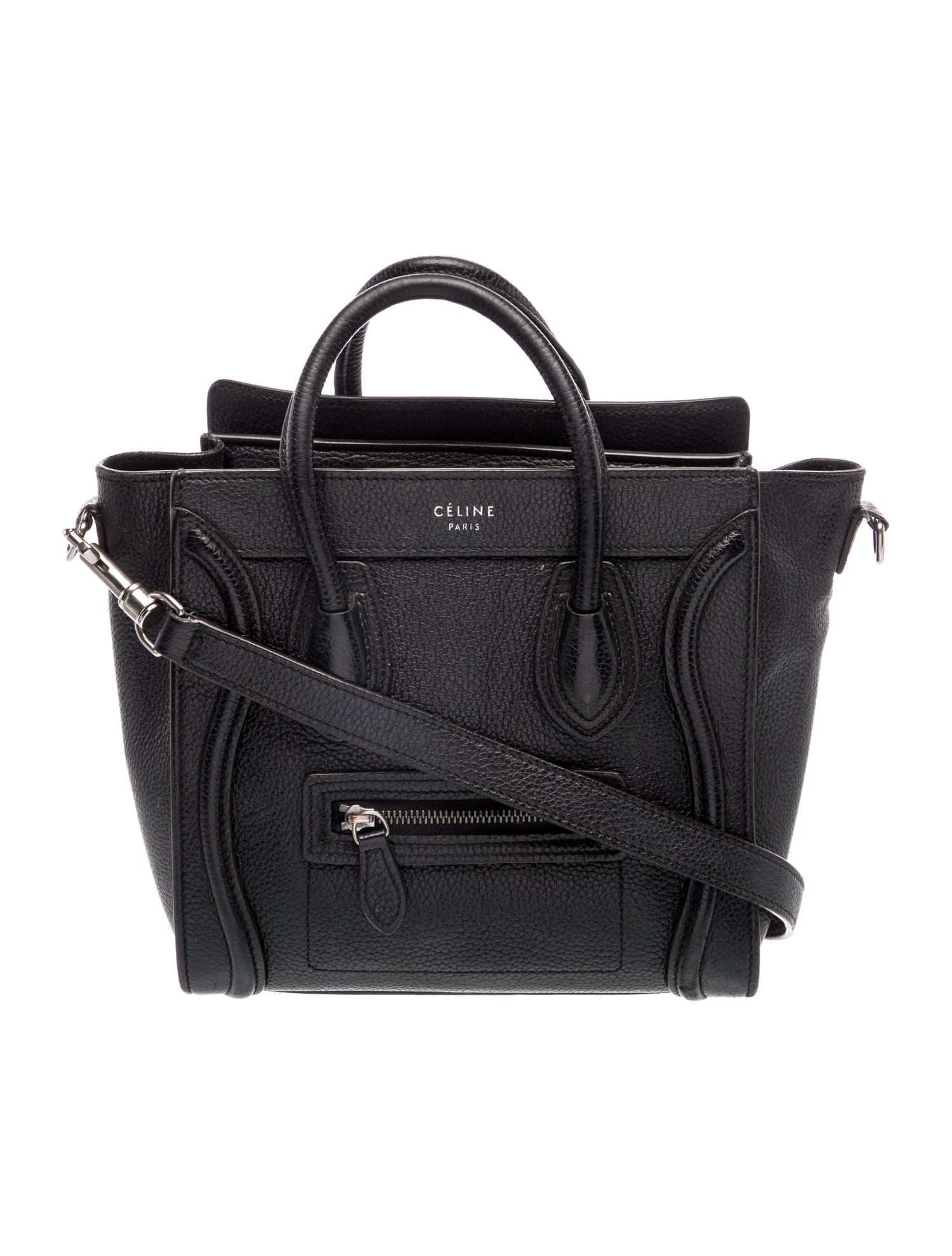 Celine Leather Luggage Nano