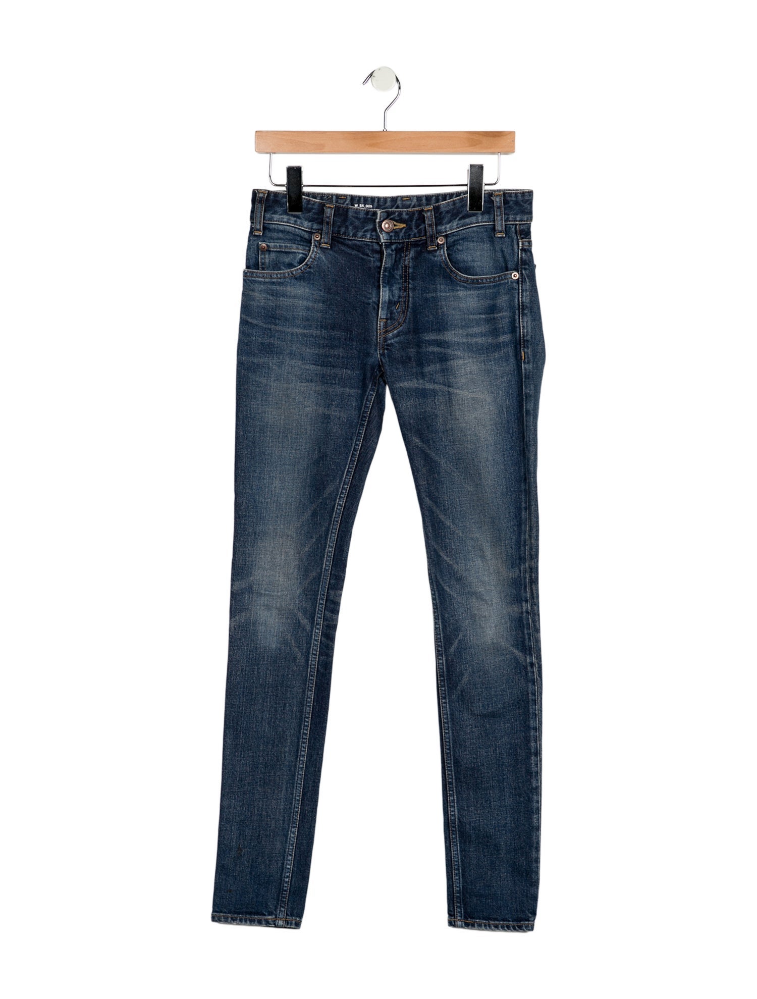 Celine Mid-Rise Skinny Leg Jeans