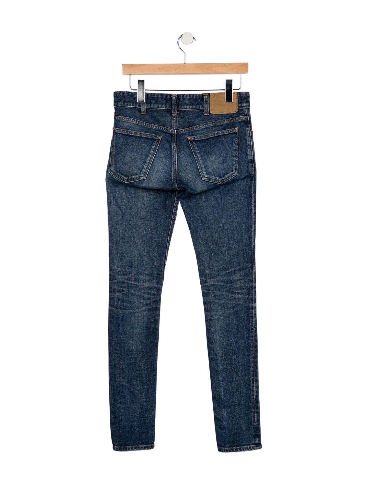 Celine Mid-Rise Skinny Leg Jeans