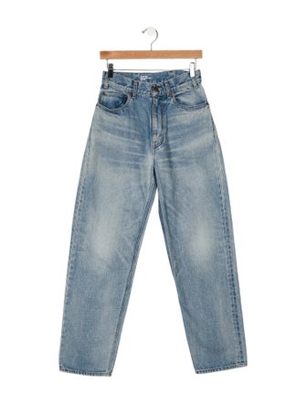 Celine High-Rise Straight Leg Jeans