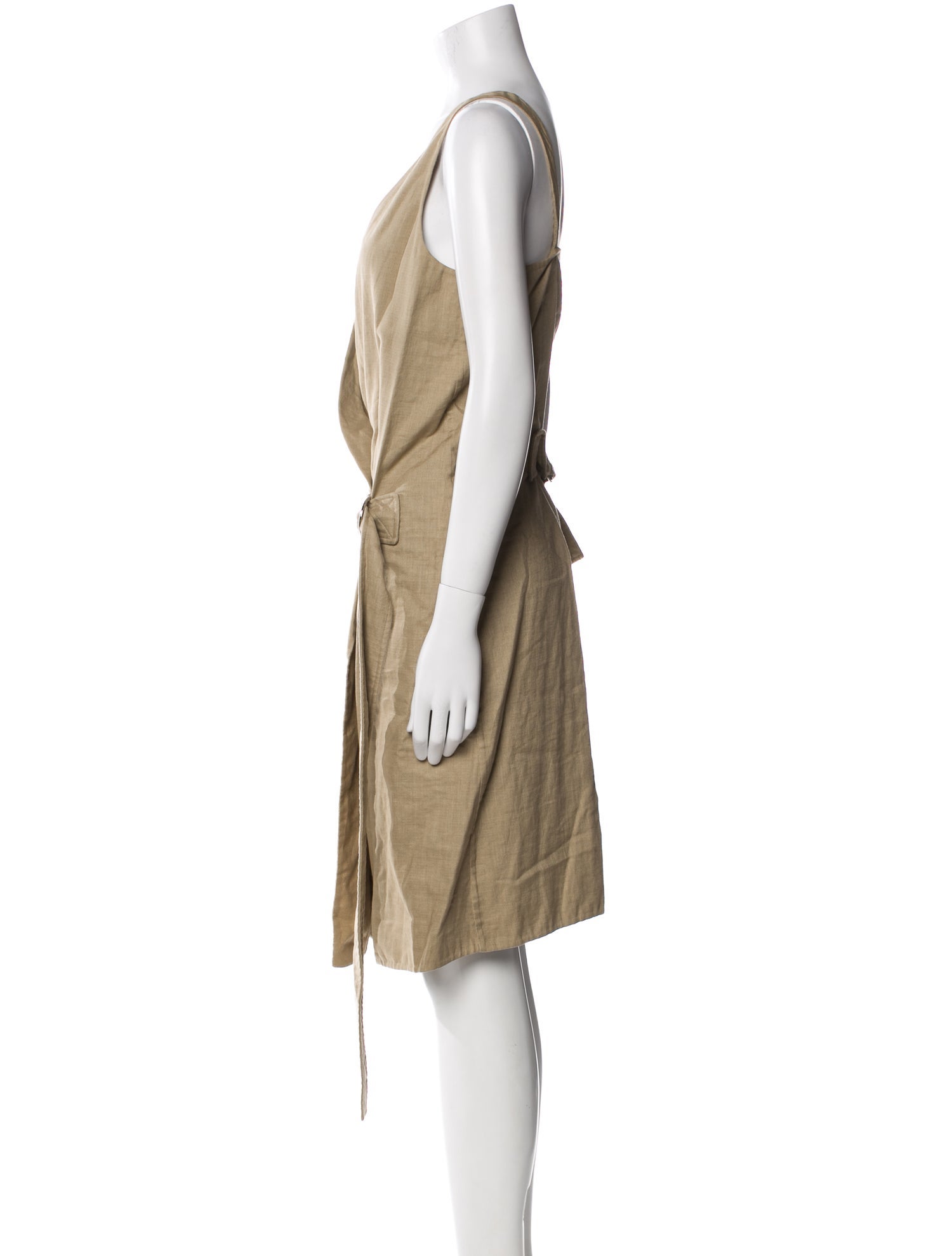 Celine Linen Midi Length Dress