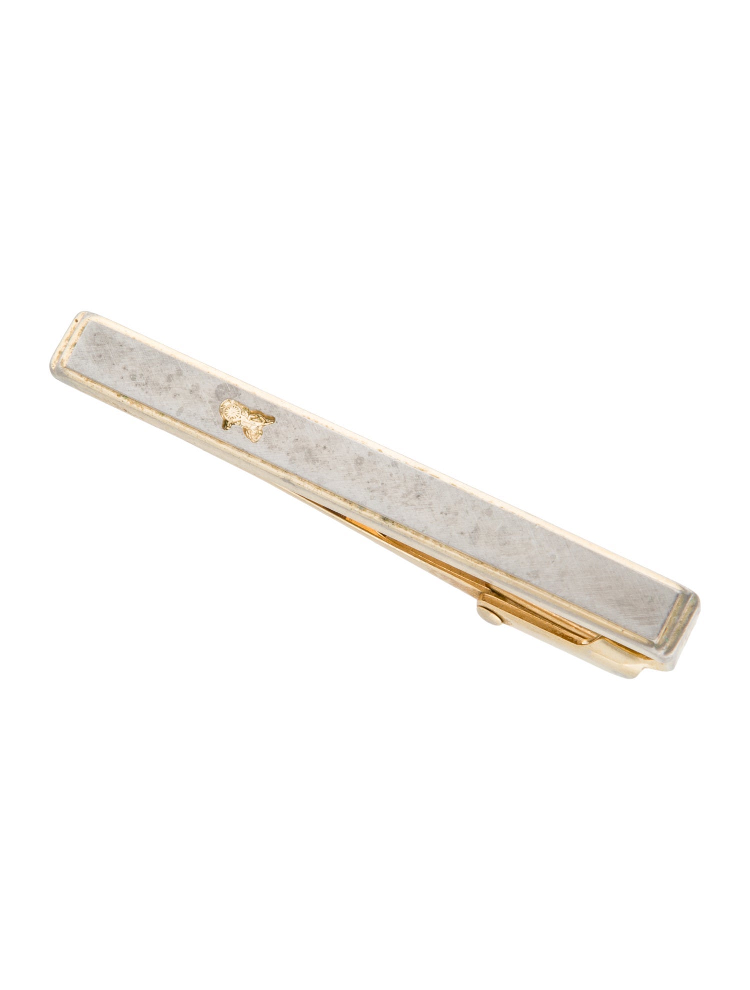 Celine Vintage Two-Tone Tie Clip