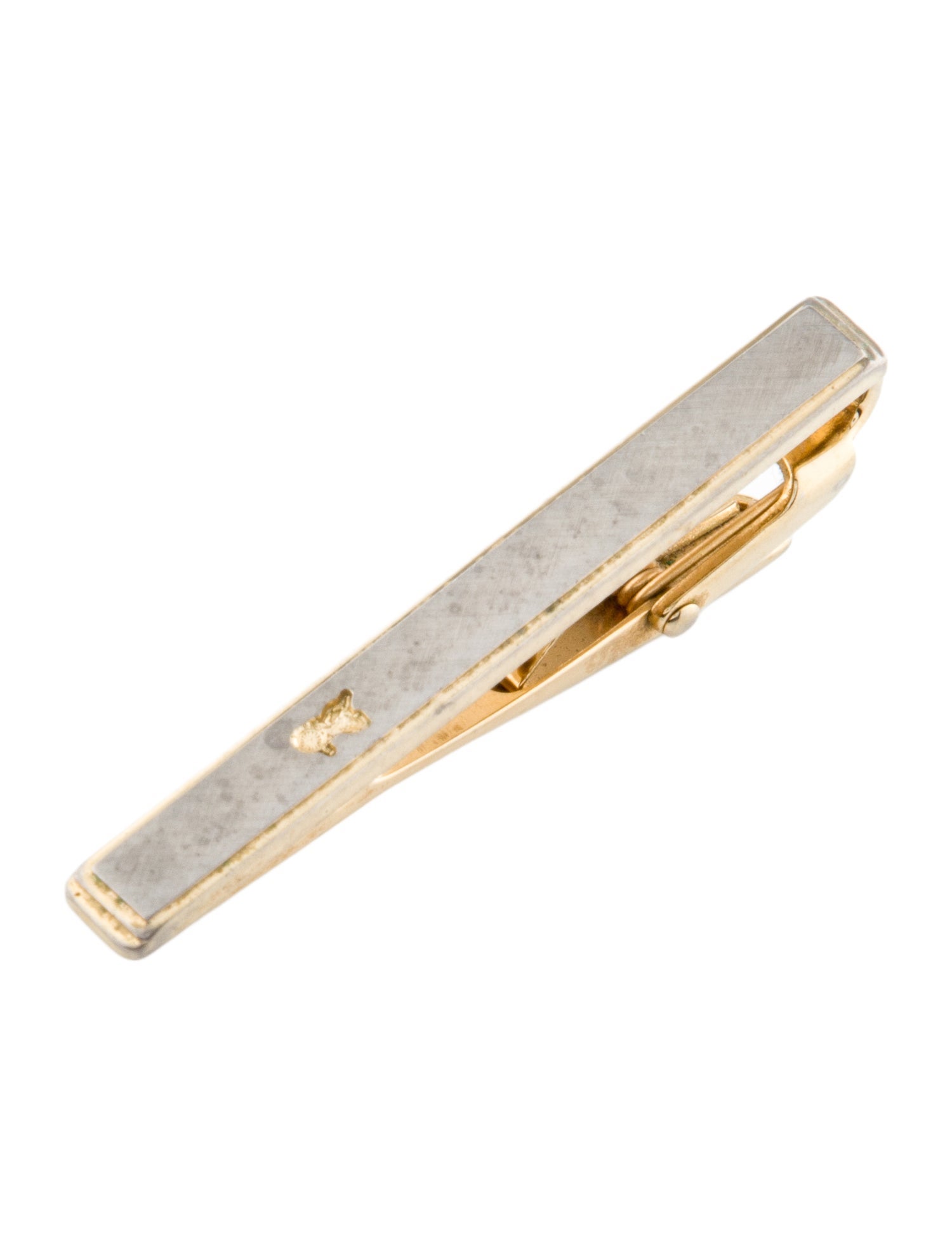 Celine Vintage Two-Tone Tie Clip