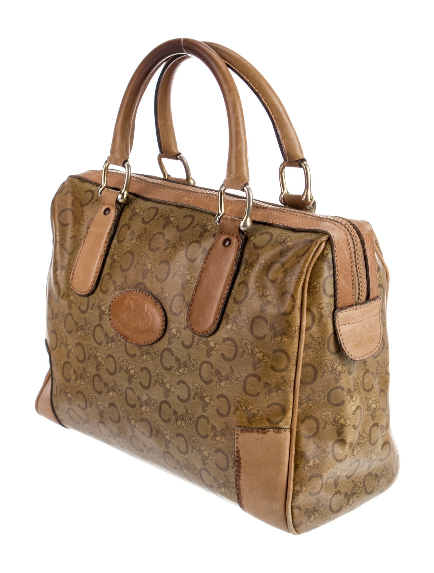 Celine Signature Top Handle Bag Vintage