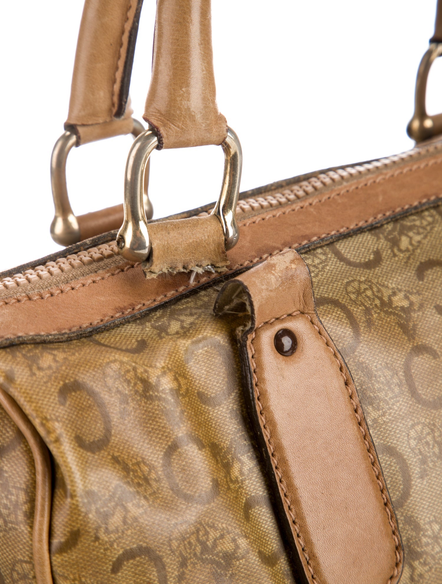 Celine Signature Top Handle Bag Vintage