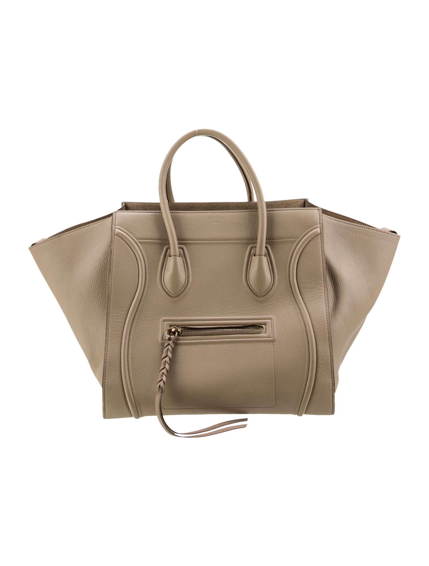 Celine Leather Luggage Phantom Medium