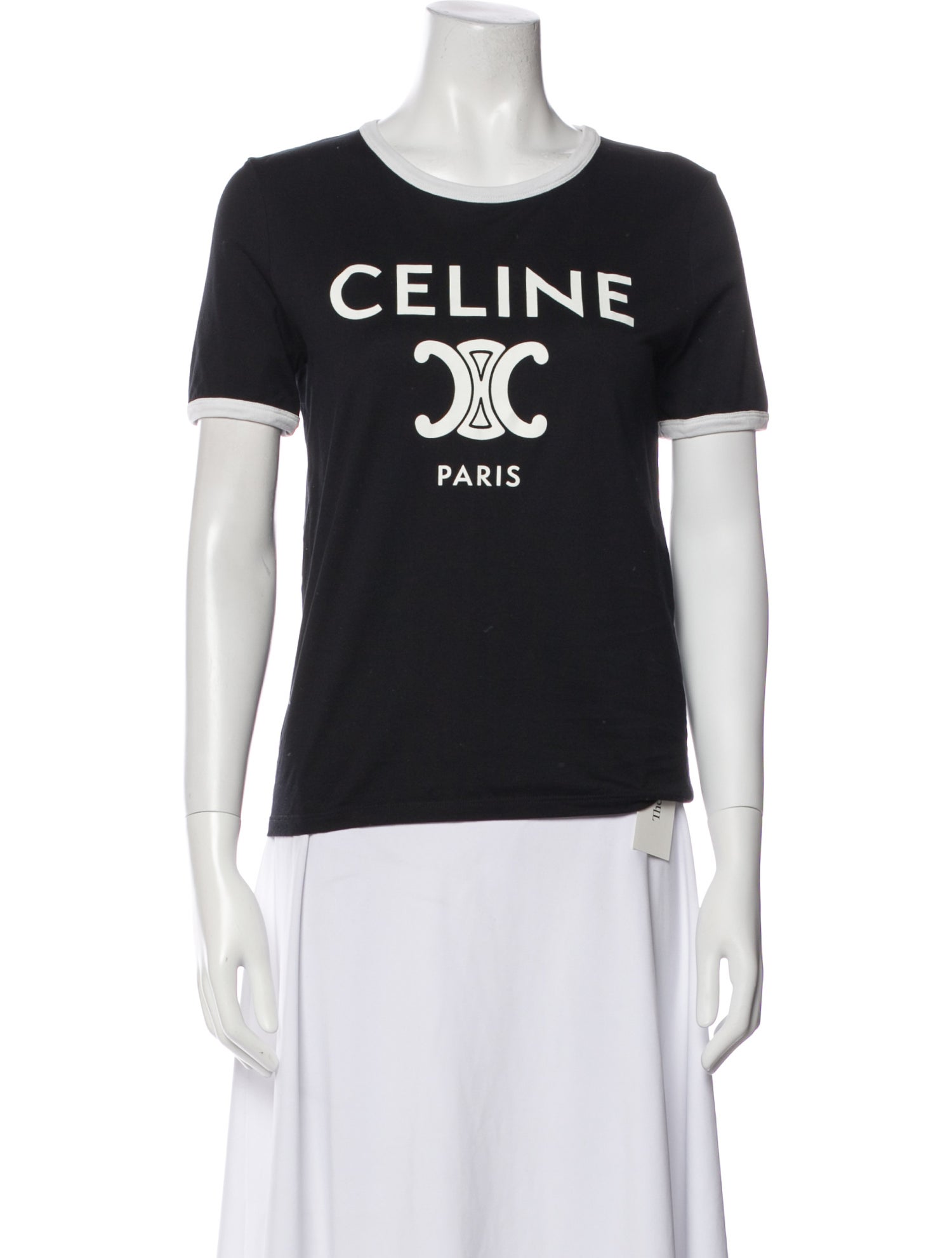 Celine Graphic Print Crew Neck T-Shirt