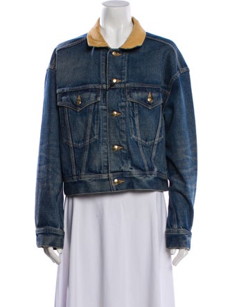 Celine Signature Logo Denim Jacket