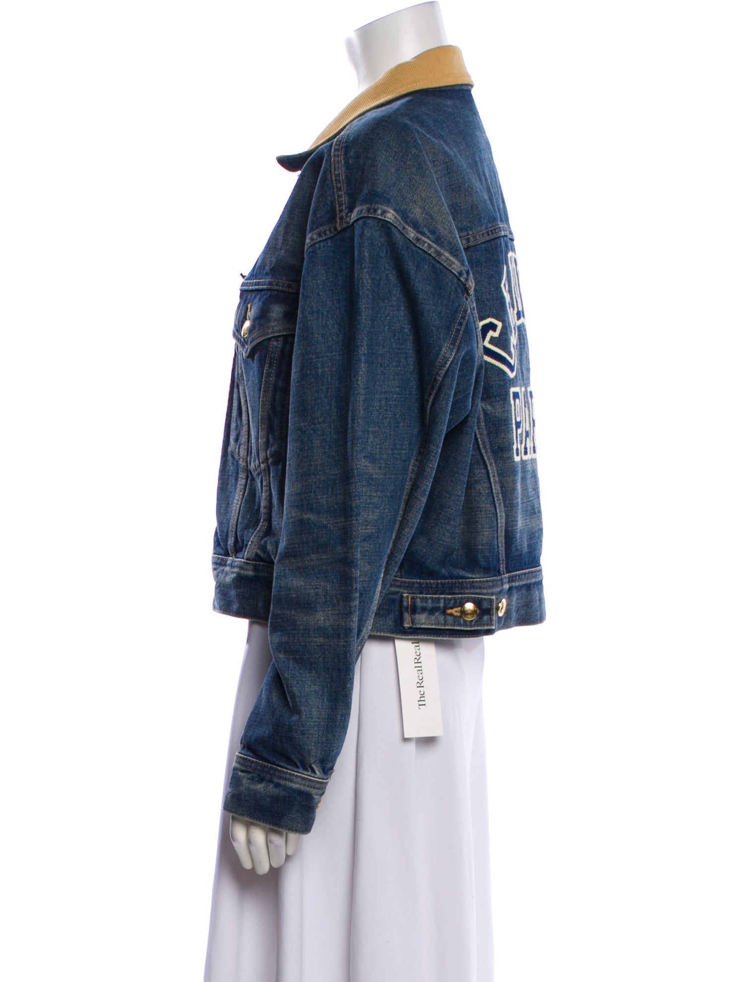 Celine Signature Logo Denim Jacket