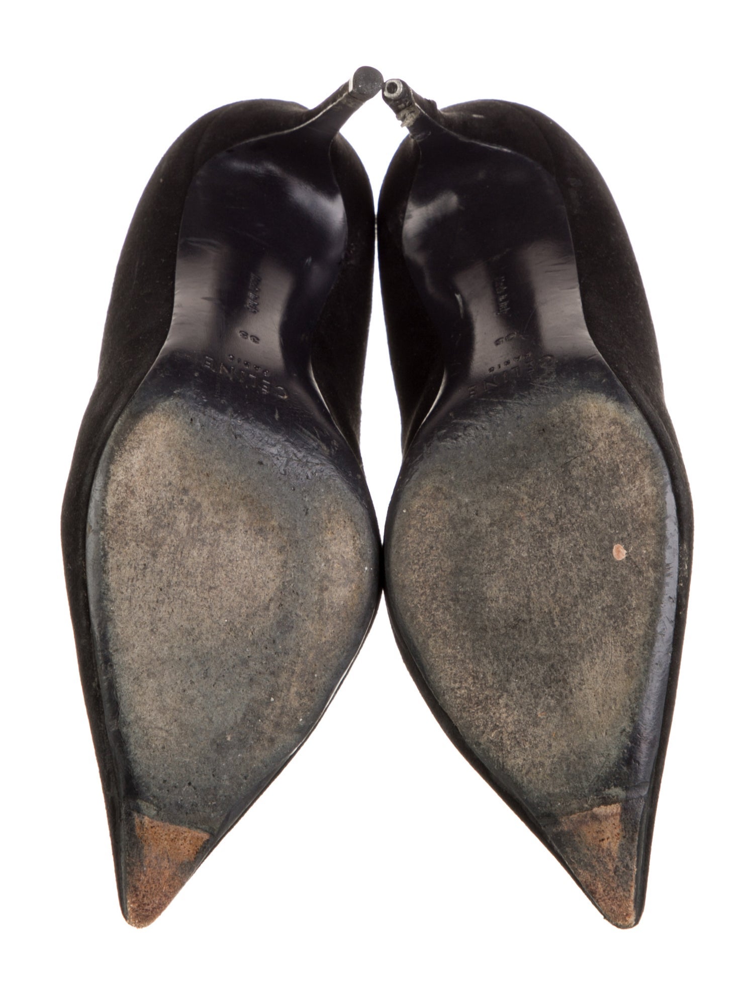 Celine Suede Pumps