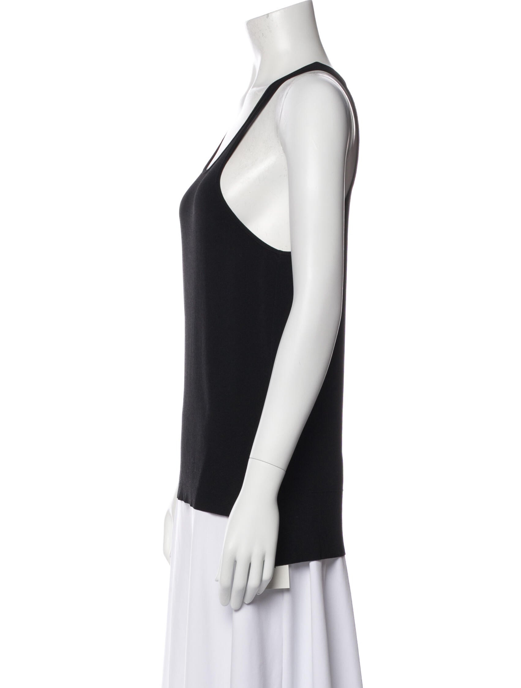 Celine Scoop Neck Sleeveless Top